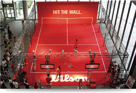 スポーツ用品メーカー HIT the Wall 体験イベント